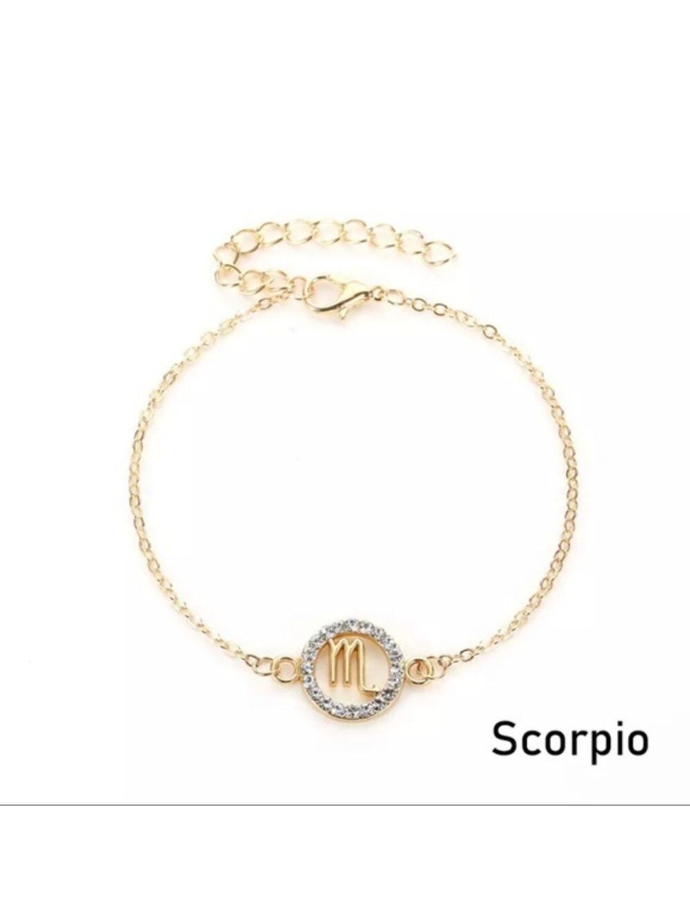 New Gold Scorpio Zodiac Bracelet
